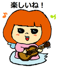 one day of a cute angel sticker #11610622