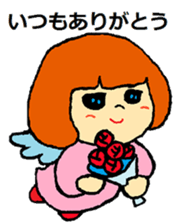 one day of a cute angel sticker #11610644