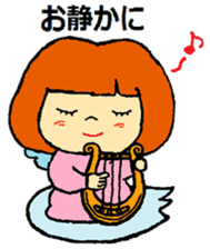 one day of a cute angel sticker #11610646