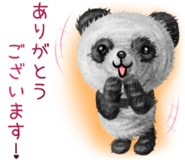 Little realistic Panda sticker #11610973