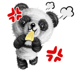 Little realistic Panda sticker #11610989