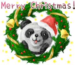 Little realistic Panda sticker #11611004