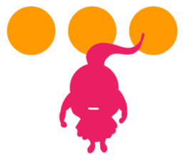 Woman with big letter sticker #11611246