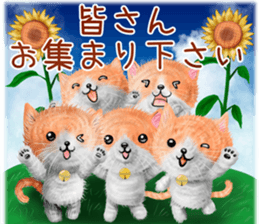 nekokawasan keigo natu sticker #11611382