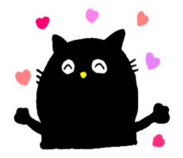 black cat !!! sticker #11612426