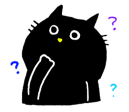 black cat !!! sticker #11612431