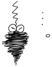 Cute Bagworm Sticker sticker #11612739