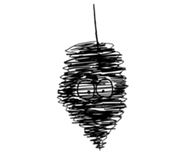 Cute Bagworm Sticker sticker #11612753