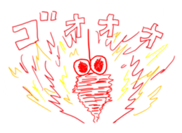 Cute Bagworm Sticker sticker #11612765