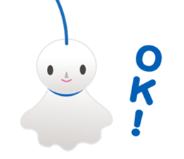 Teru-Teru Bouzu ~Talisman for clear sky~ sticker #11612853