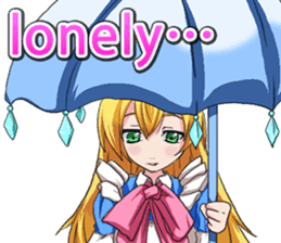 Country girl of the rainy season of Eng sticker #11613648