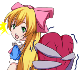 Country girl of the rainy season of Eng sticker #11613654