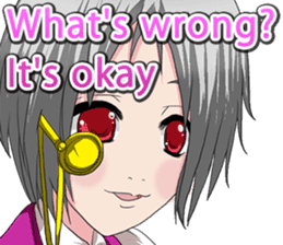 Country girl of the rainy season of Eng sticker #11613672