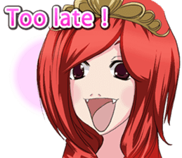 Country girl of the rainy season of Eng sticker #11613676