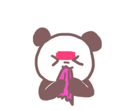 easy-to-use panda sticker #11613761