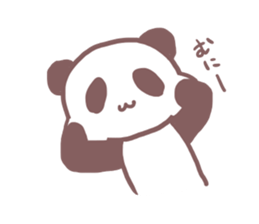 easy-to-use panda sticker #11613765