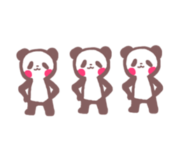easy-to-use panda sticker #11613767