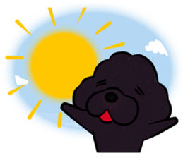 fluffy moco9 sticker #11614102