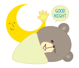 Pretty bear "CLOSE" sticker #11615100