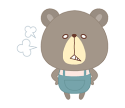 Pretty bear "CLOSE" sticker #11615122