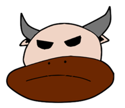cow? or buffalo? sticker #11616293
