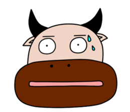 cow? or buffalo? sticker #11616321