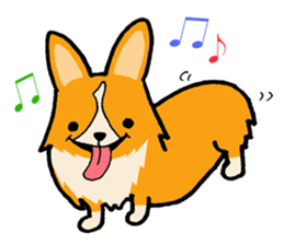 A charming corgi chiro sticker #11616333