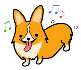 A charming corgi chiro sticker #11616333