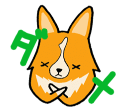 A charming corgi chiro sticker #11616334