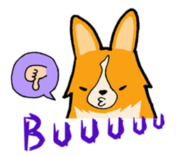 A charming corgi chiro sticker #11616337