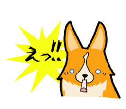 A charming corgi chiro sticker #11616341
