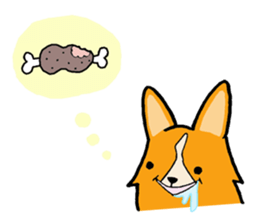 A charming corgi chiro sticker #11616350