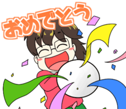 Fan idea rubbers sticker #11616632