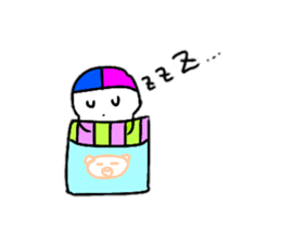 wake-chan and friends sticker #11616696