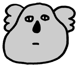 More cute koala. sticker #11617406