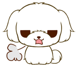 Maltese tan 2 sticker #11617891