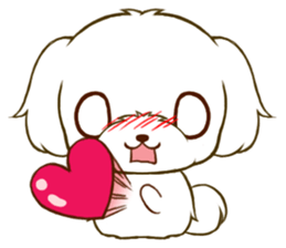 Maltese tan 2 sticker #11617895