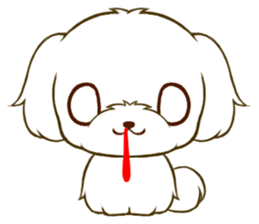 Maltese tan 2 sticker #11617898