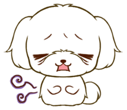 Maltese tan 2 sticker #11617901