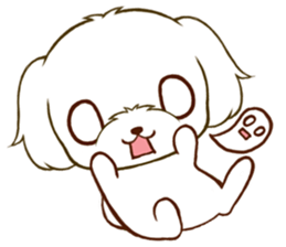 Maltese tan 2 sticker #11617909