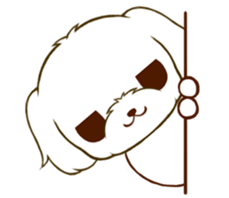 Maltese tan 2 sticker #11617913