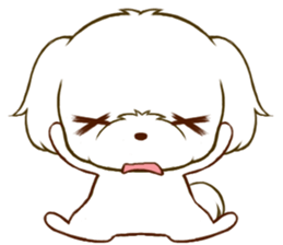 Maltese tan 2 sticker #11617917