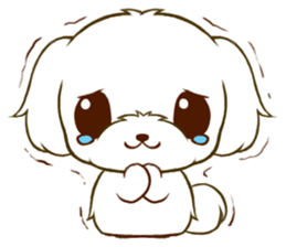 Maltese tan 2 sticker #11617919