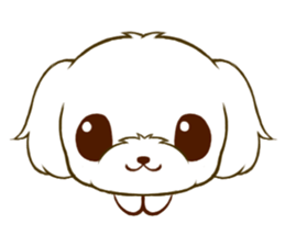 Maltese tan 2 sticker #11617921