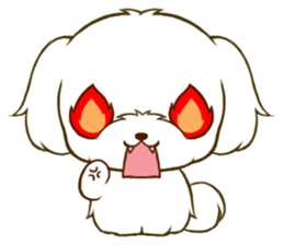 Maltese tan 2 sticker #11617923