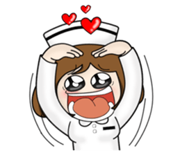 Very Happy Nurse 1 sticker #11618292