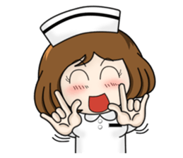 Very Happy Nurse 1 sticker #11618293