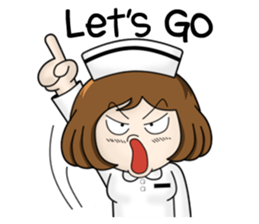 Very Happy Nurse 1 sticker #11618298