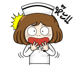 Very Happy Nurse 1 sticker #11618320