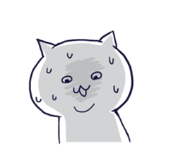 Double Chin Cat MARU sticker #11618618